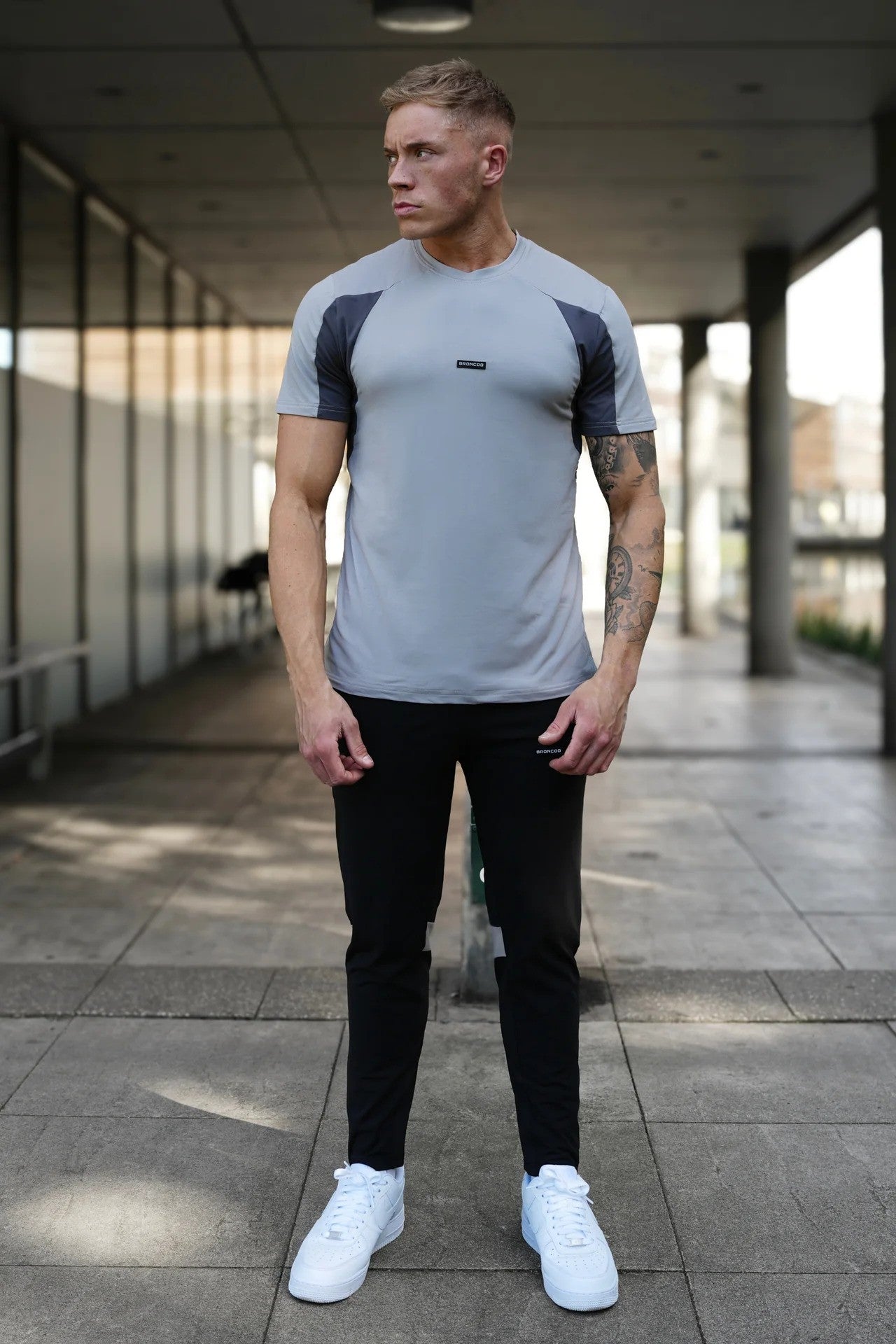 Broncoo Grey Static Tracksuit