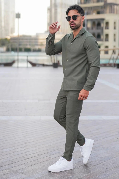 Broncoo Army Essential Button Up Set